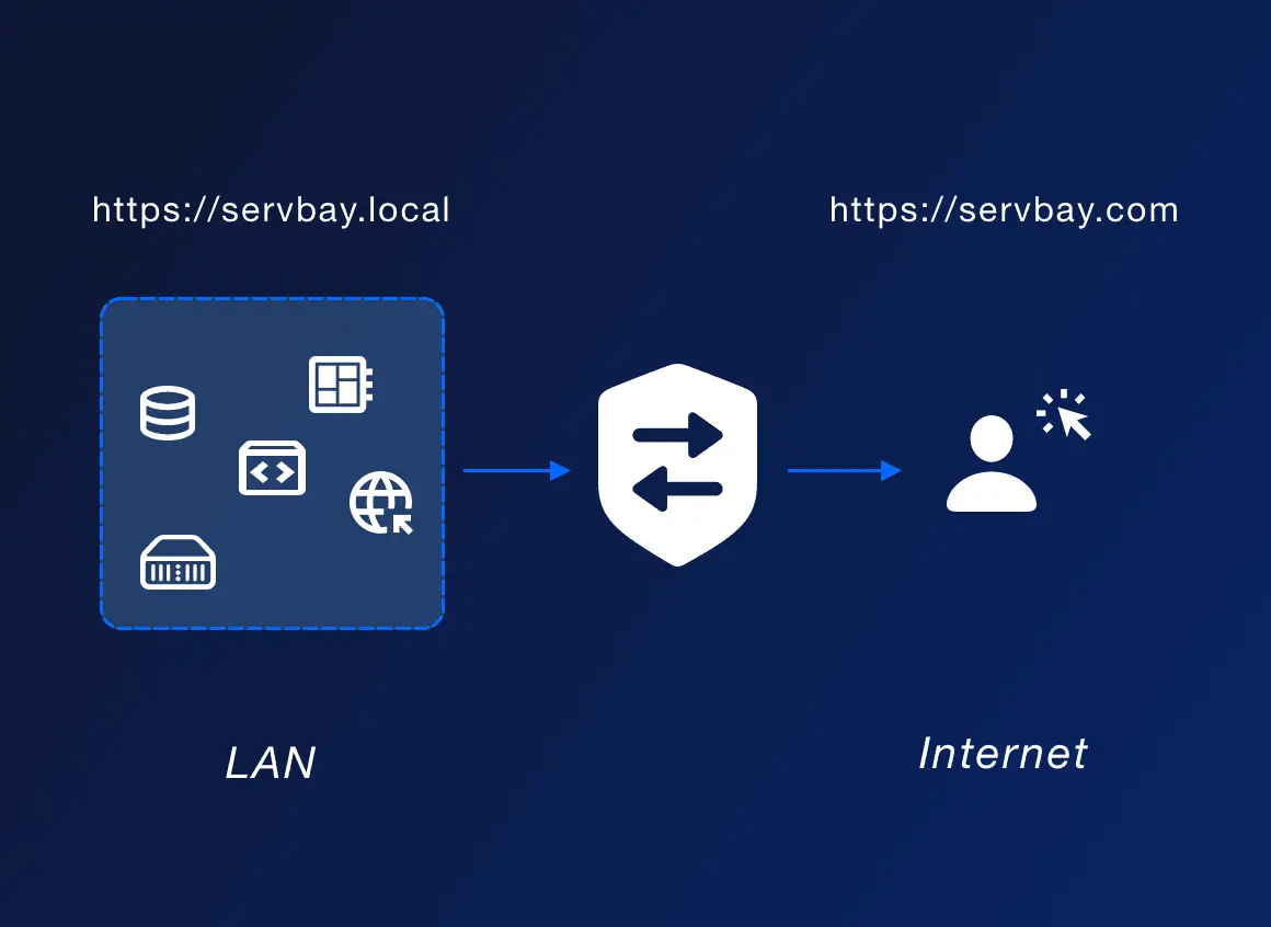 Proxy ngược (tunnel)