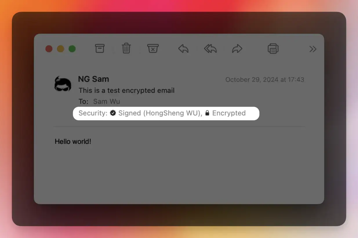 Chứng chỉ mã hóa email